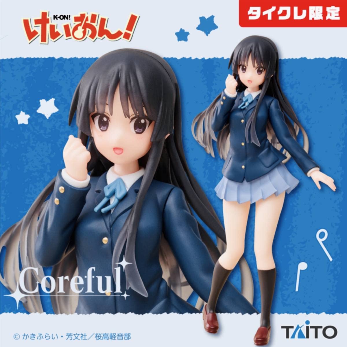 Amazon.co.jp: タイクレ限定 けいおん！ Coreful フィギュア 秋山澪