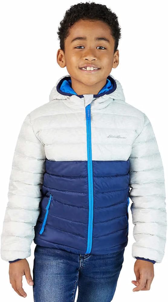 Amazon.com: Eddie Bauer Youth Reversible Hooded Down Jacket (US