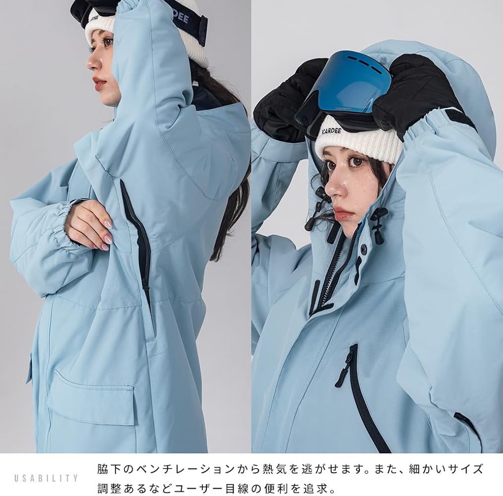 Amazon.co.jp: [BOARDEE] スノボウェア レディース 上下セット