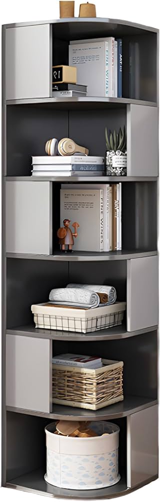 Amazon｜RoBeKaU本棚、多層収納ラック、コーナーキャビネット、40*40