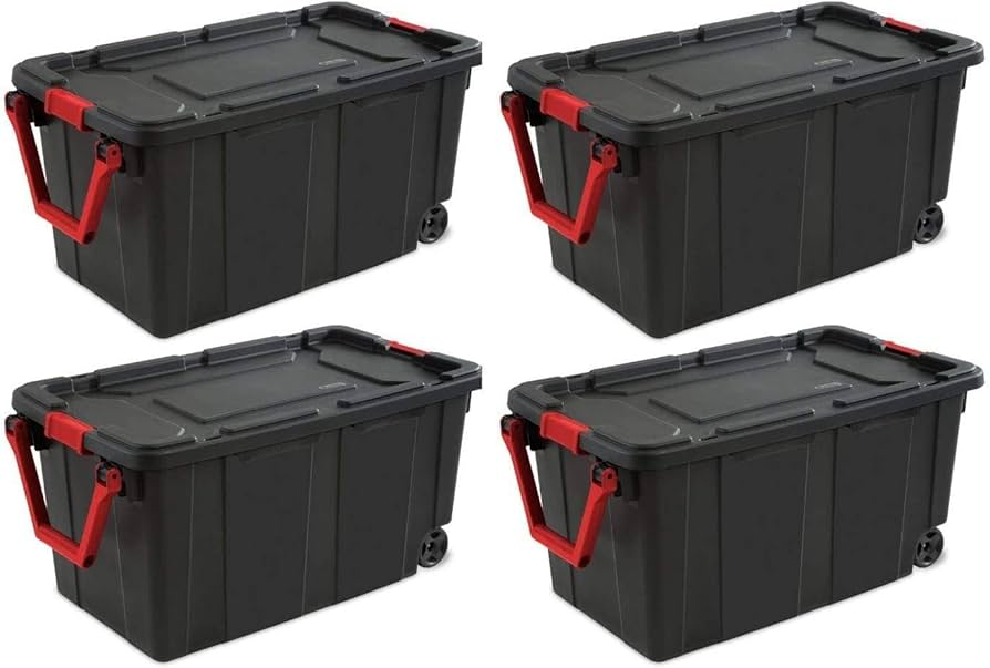 Amazon.com - Sterilite 14699002 40 Gallon/151 Liter Wheeled