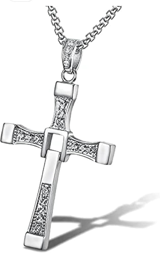 BANY JIMÉNEZ Dominic Toretto Necklace with Crystal, Black and