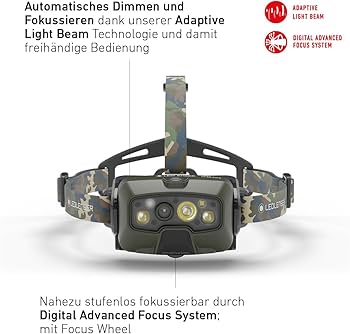 Amazon.co.jp: Ledlenser(レッドレンザー) led ヘッドライト 充電式
