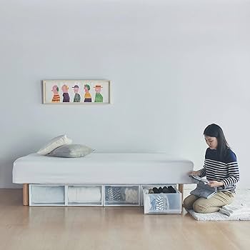 Amazon｜無印良品 脚付マットレス 高密度ポケットコイル セミダブル