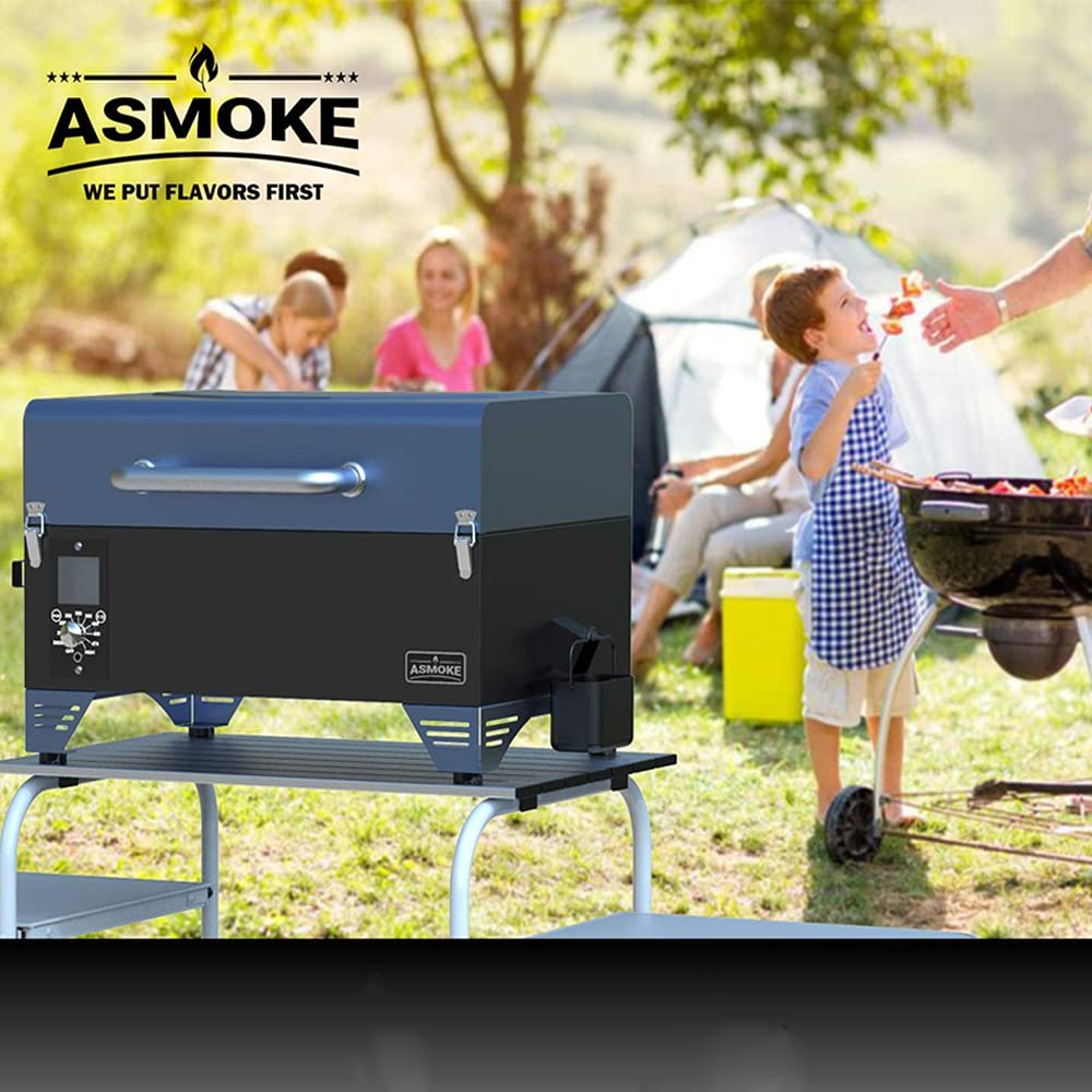 Amazon.co.jp: ASMOKE ポータブルペレットグリル、小型スモーカー