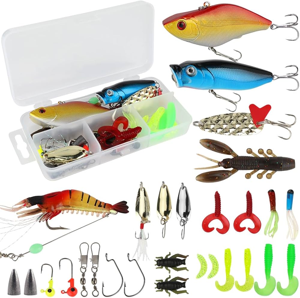 大量放出！ バス釣りルアー、ワーム、フック、シンカー、ケースなど