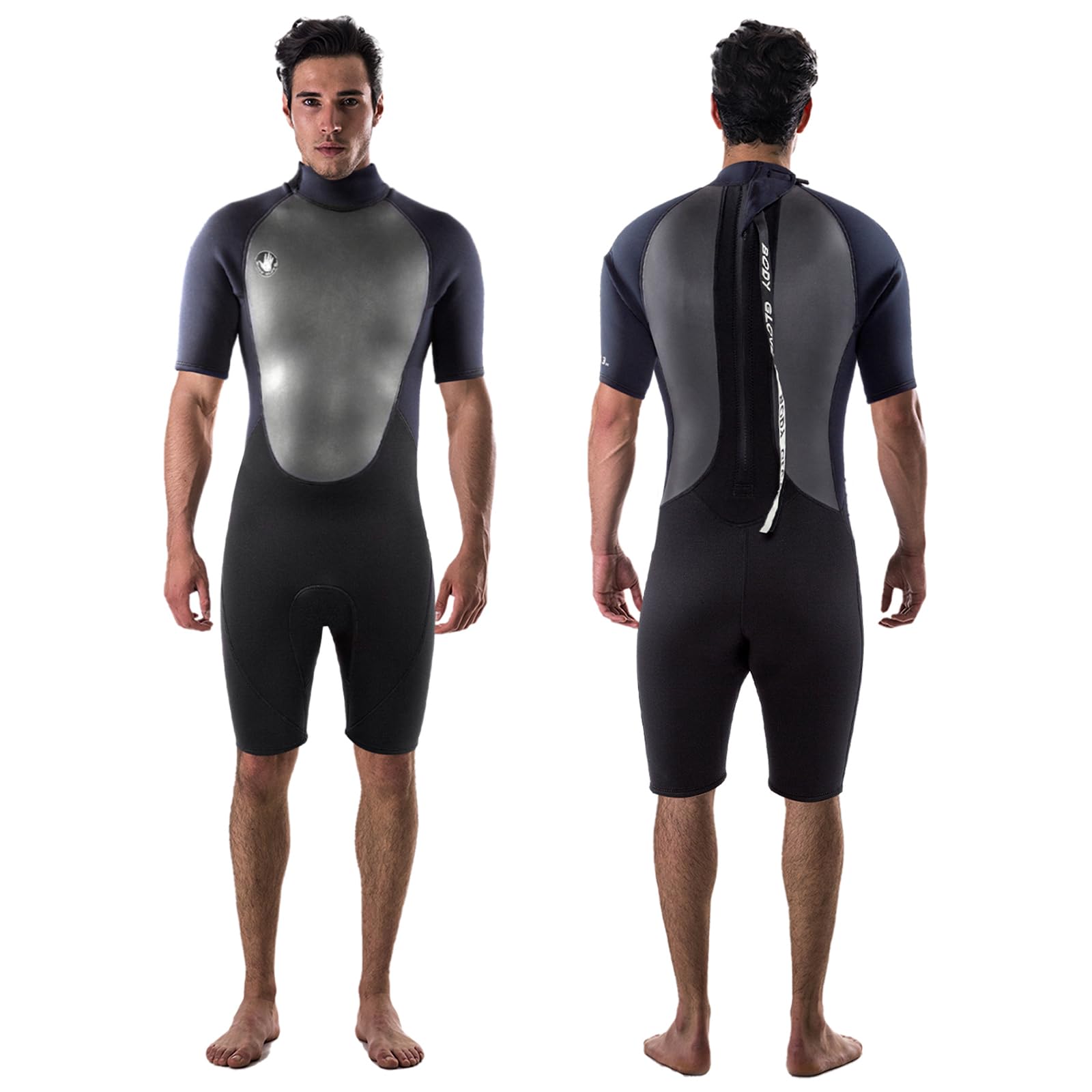 Amazon | Body Glove Pro3 Men Shorty Spring Wetsuit 2.2mm Black
