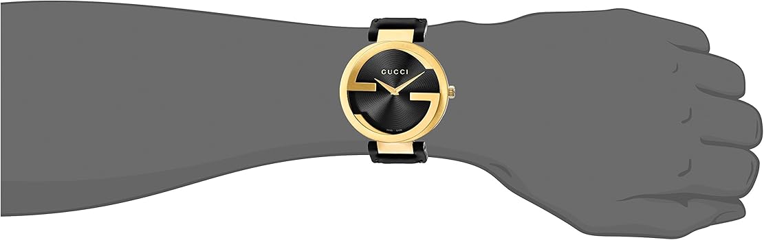 Amazon.co.jp: Gucci メンズ腕時計 スイスクォーツ ゴールド調とレザー