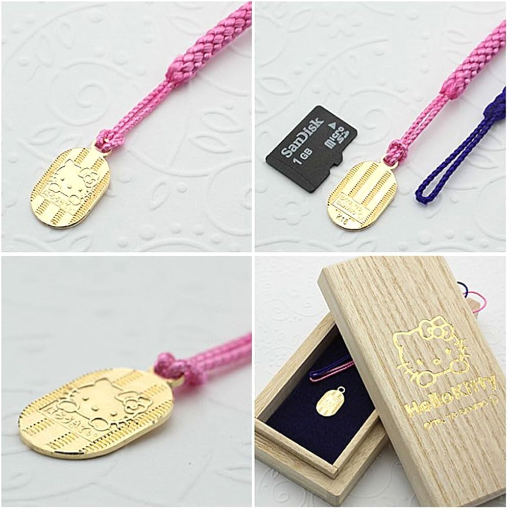 Amazon.co.jp: [ハローキティ] Hello Kitty K18根付 18金根付 K18