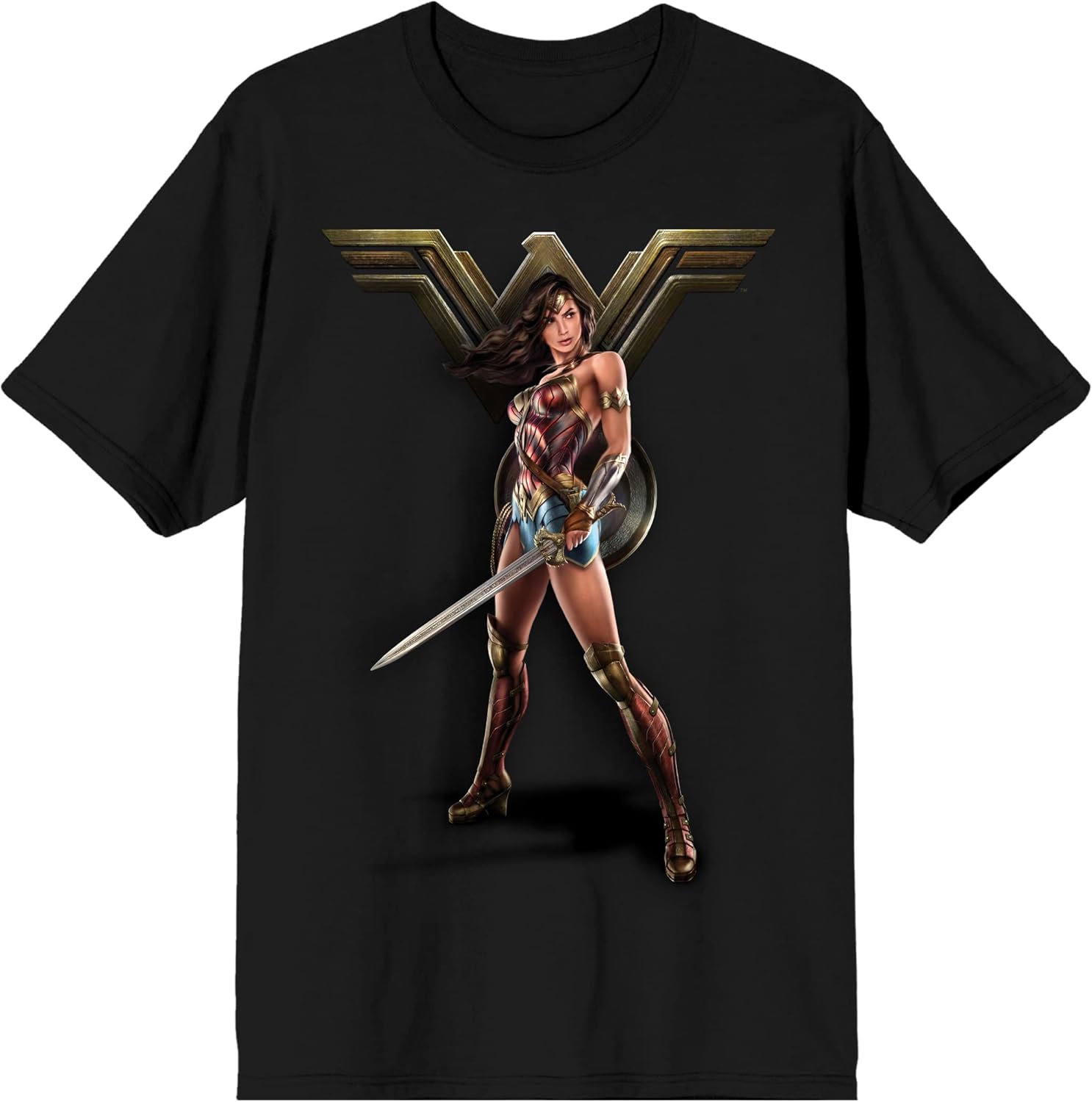 Amazon.co.jp: Bioworld ワンダーウーマン ブラックTシャツ US サイズ