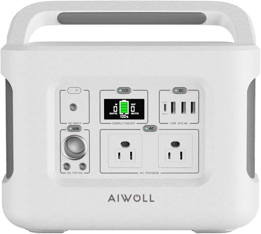 Amazon.co.jp: AIWOLL ポータブル電源 リン酸鉄リチウム 515Wh
