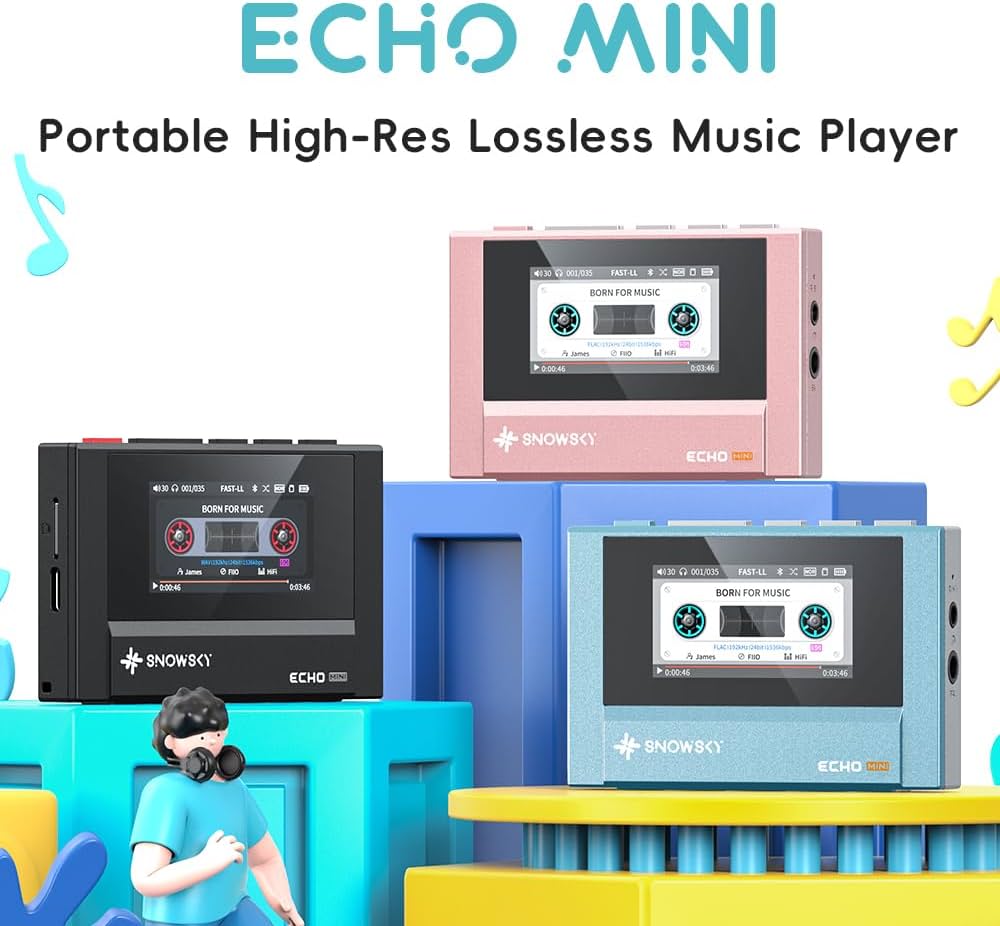 Amazon.com: SnowSky/FiiO Echo MINI HiFi Bluetooth MP3 Player