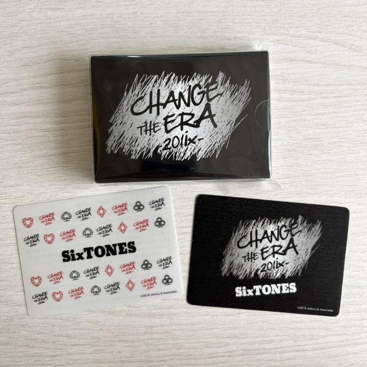 Amazon.co.jp: SixTONES チェンエラ トランプ : おもちゃ