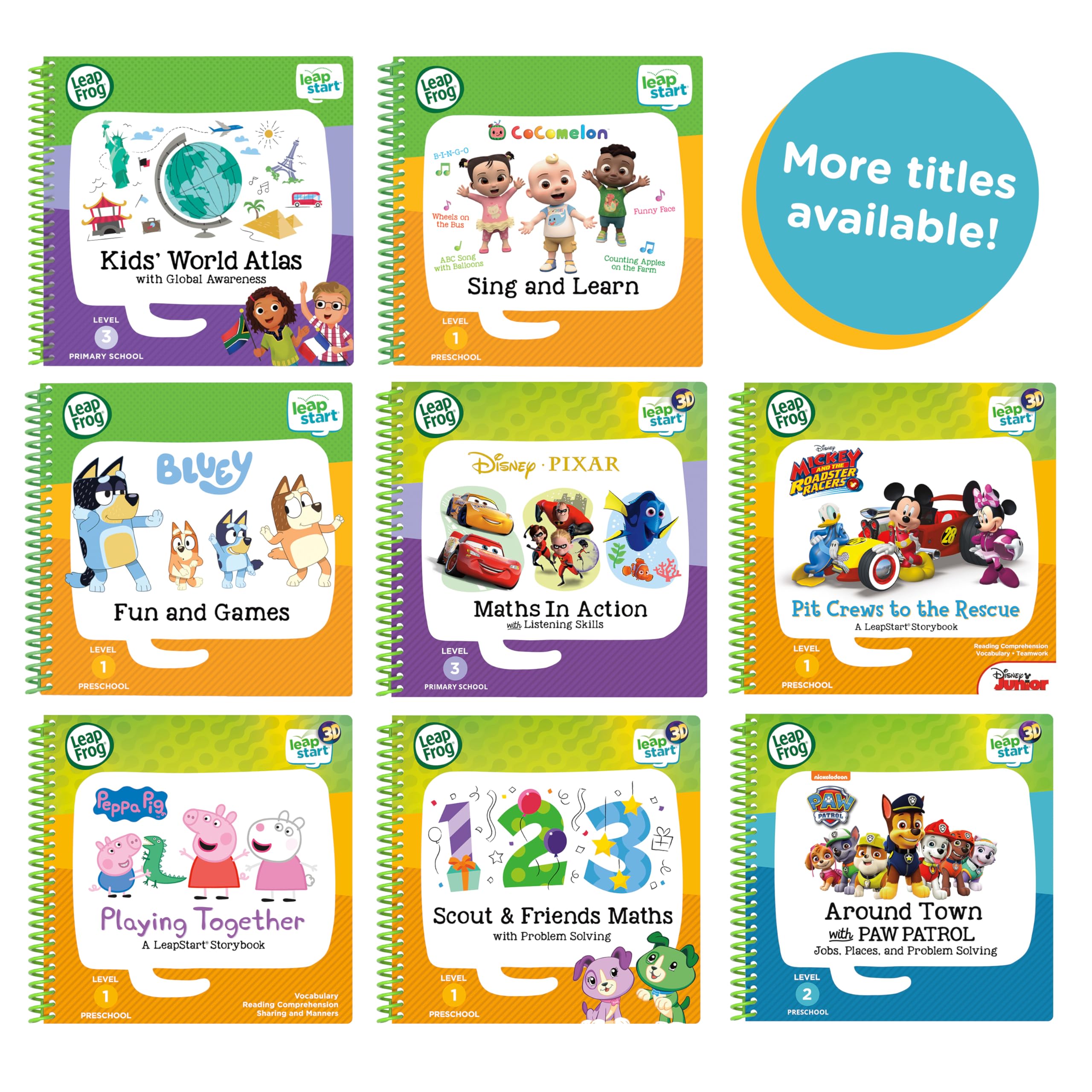 Amazon.com: LeapFrog 461403 Read & Write 3D Activity Book, 2-5
