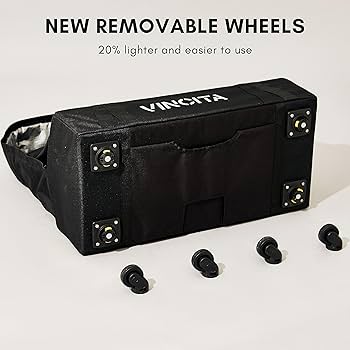 Amazon.com: Vincita Soft Transport Bag for Folding Bikes with 4