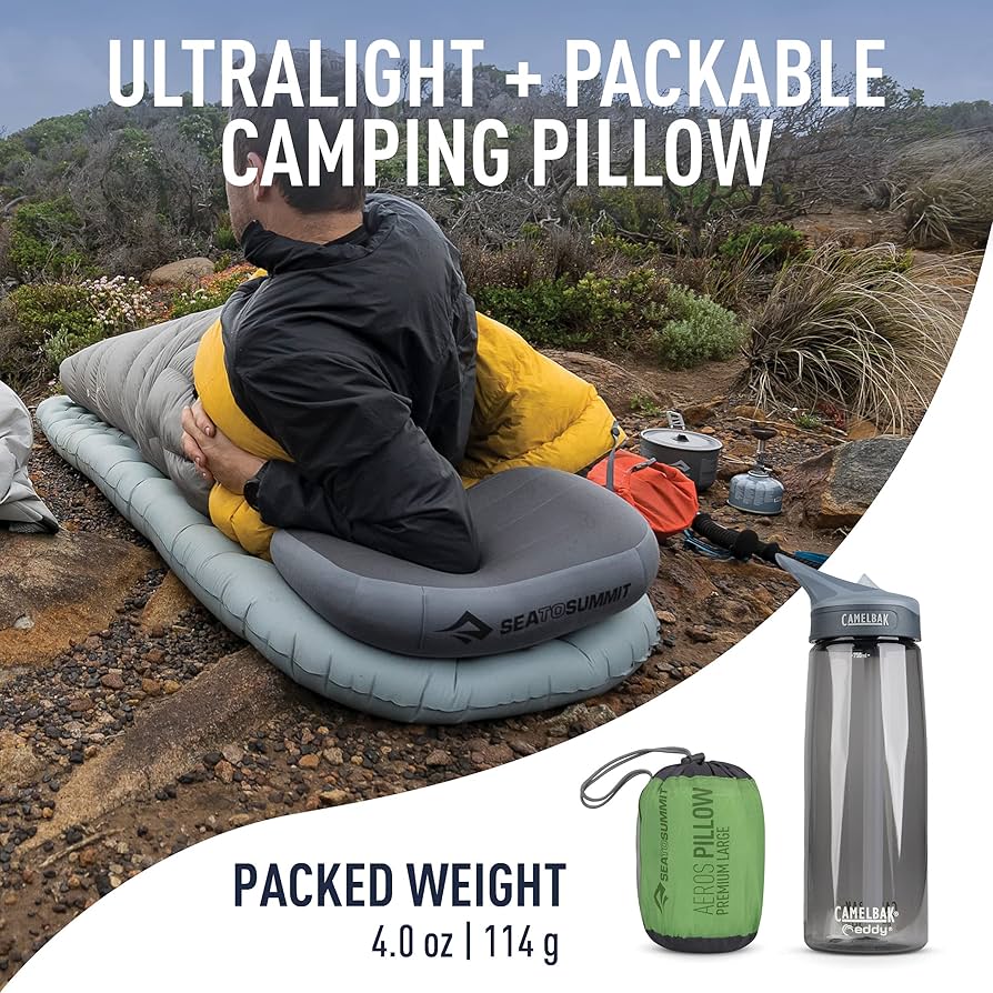 Amazon.com: Sea to Summit Aeros Premium Inflatable Travel Pillow