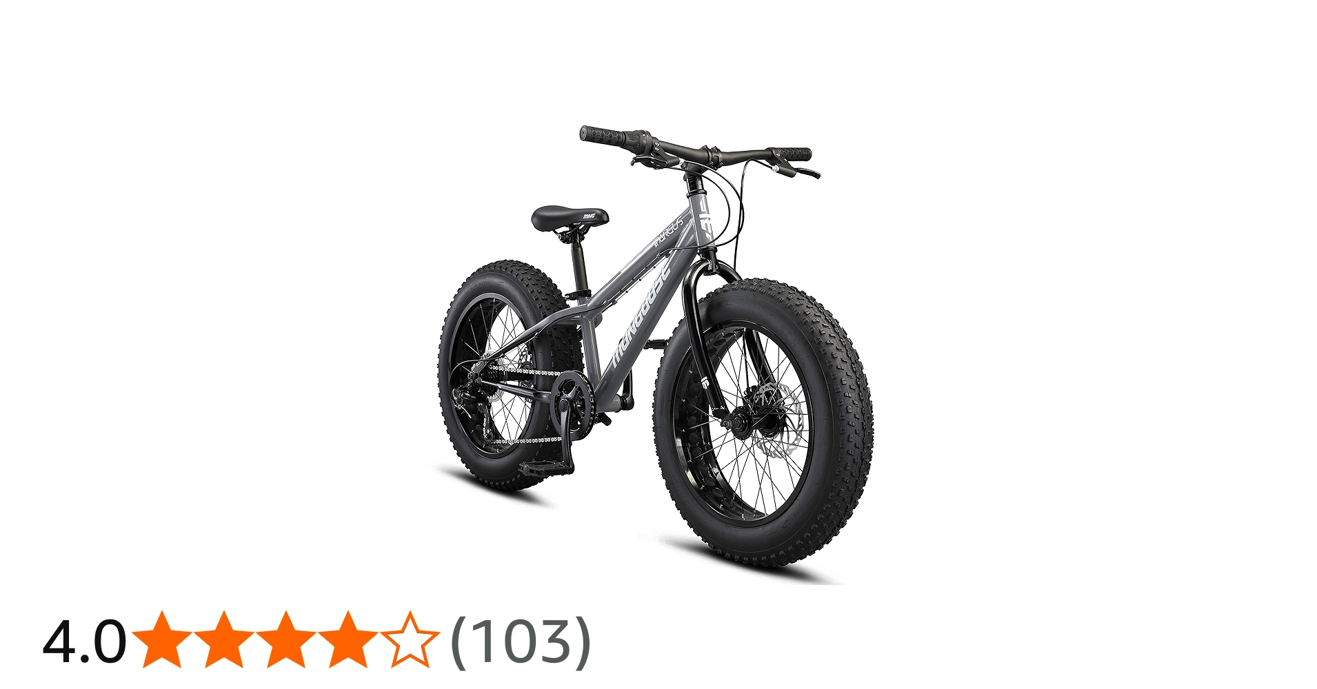 Amazon | Mongoose Argus ST ファットタイヤマウンテンバイク キッズ