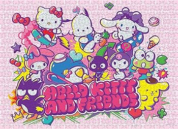 Amazon.com: Hello Kitty and Friends “Tokyo Skate” 1,000 Piece