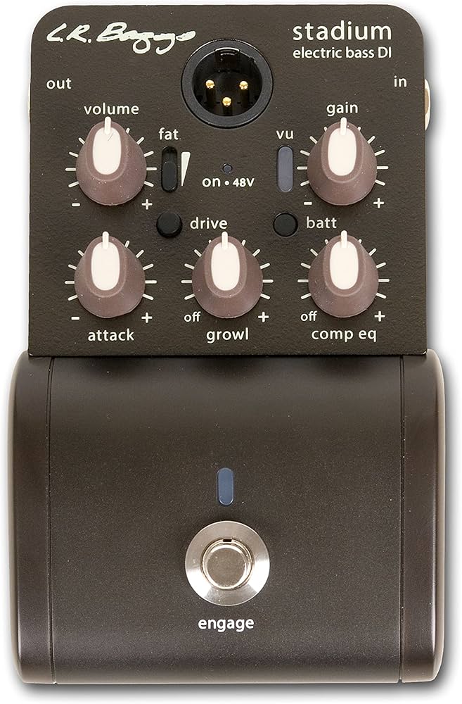 Amazon.com: LR Baggs Stadium DI - Bass DI with Shaping Controls