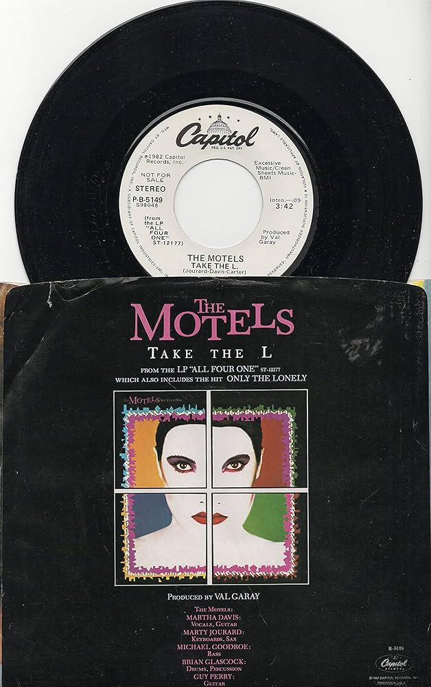 The Motels - The Motels: Take the L (3:42 Stereo Version) B/w Take