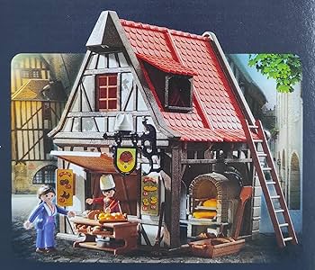 Playmobil Geschichte 70954 Medieval Bakery : Amazon.com.au: Toys