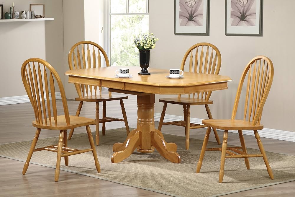 Amazon.com - Sunset Trading Oak Selections Dining Chair, Light
