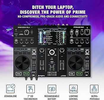 Amazon.com: Denon DJ PRIME GO – Portable DJ Controller and Mixer