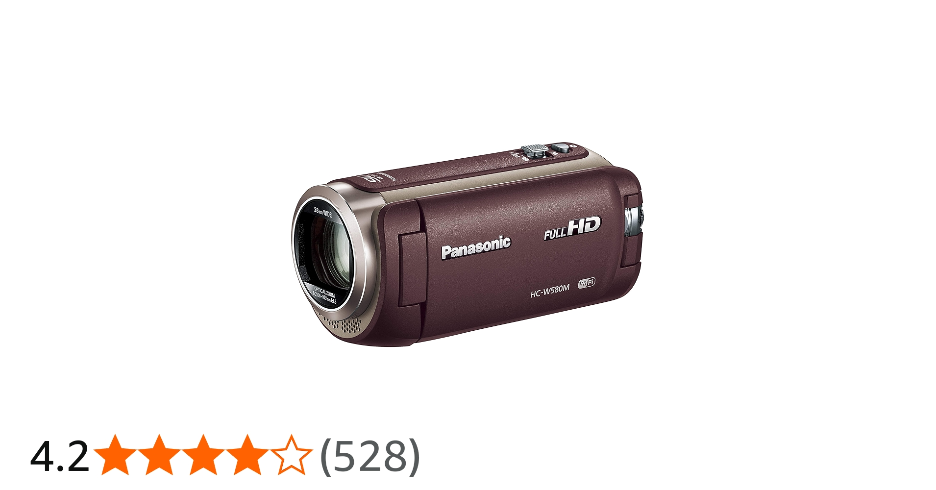 Amazon | パナソニック HDビデオカメラ W580M 32GB サブカメラ搭載 高