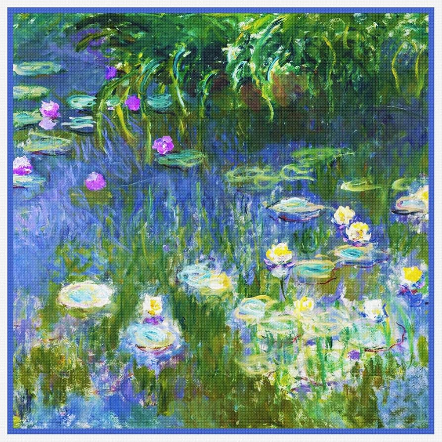 Amazon.com: Orenco Originals Water Lilies by Claude Monet Counted