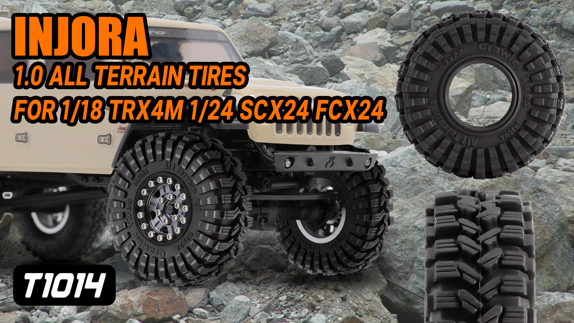 Amazon.com: INJORA 1.0 Tires All Terrain S5 Super Soft Sticky
