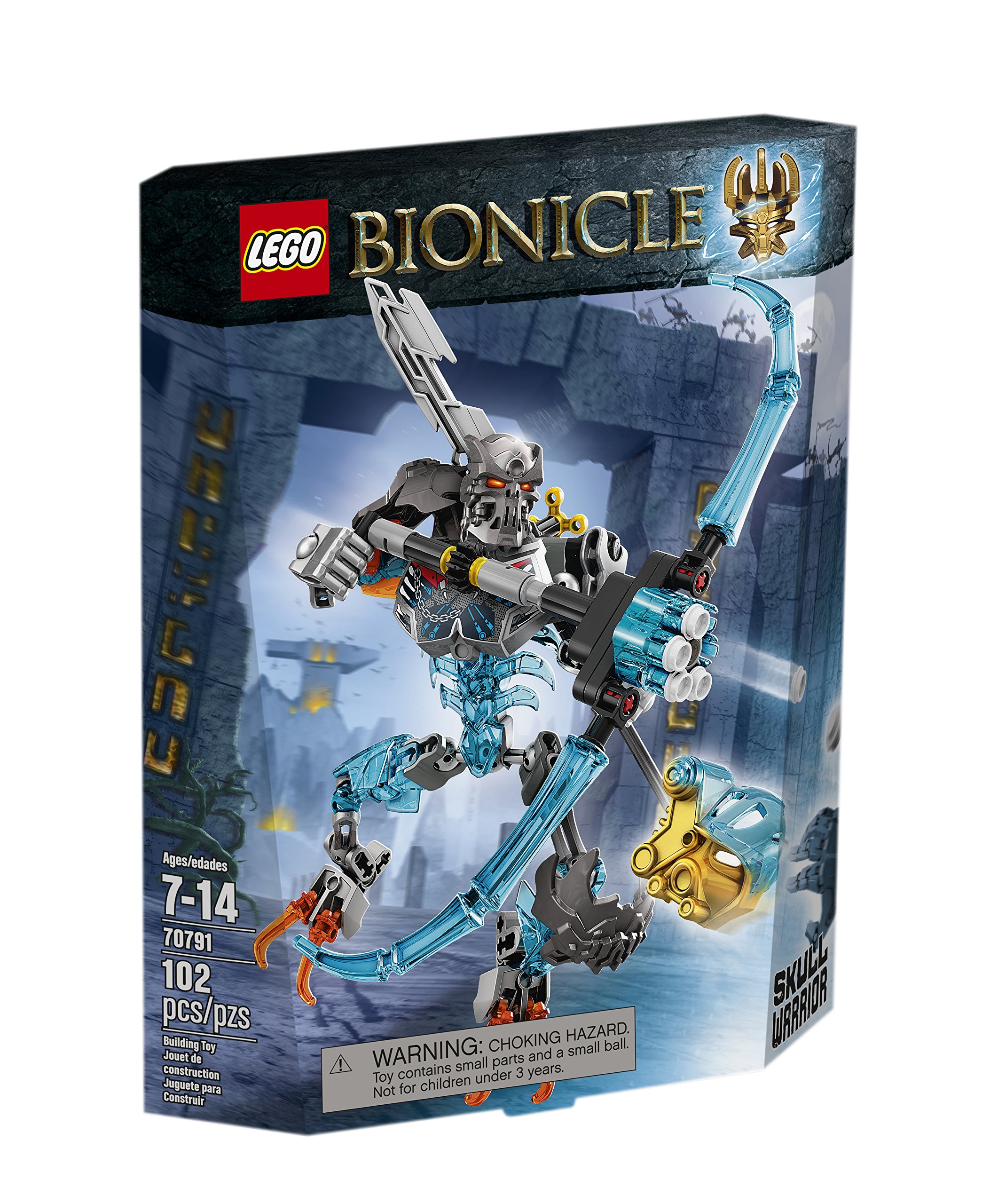 LEGO Bionicle 70791 Skull Warrior Building Kit, Building Sets