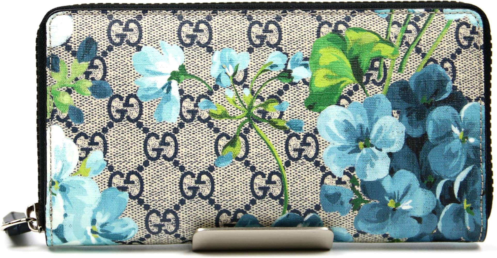 Amazon | グッチ財布 GUCCI ラウンドファスナー長財布 GGブルーム