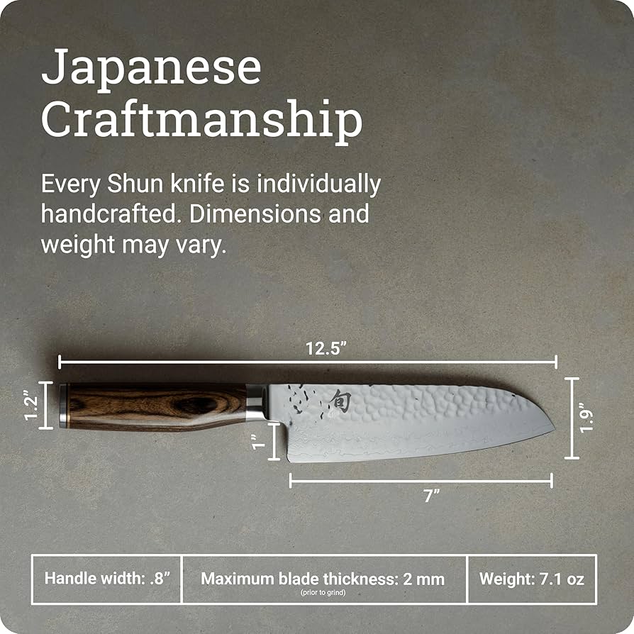 Amazon | 貝印 旬Premier 三徳 包丁 (175mm) KAI Shun TM0702 | Shun