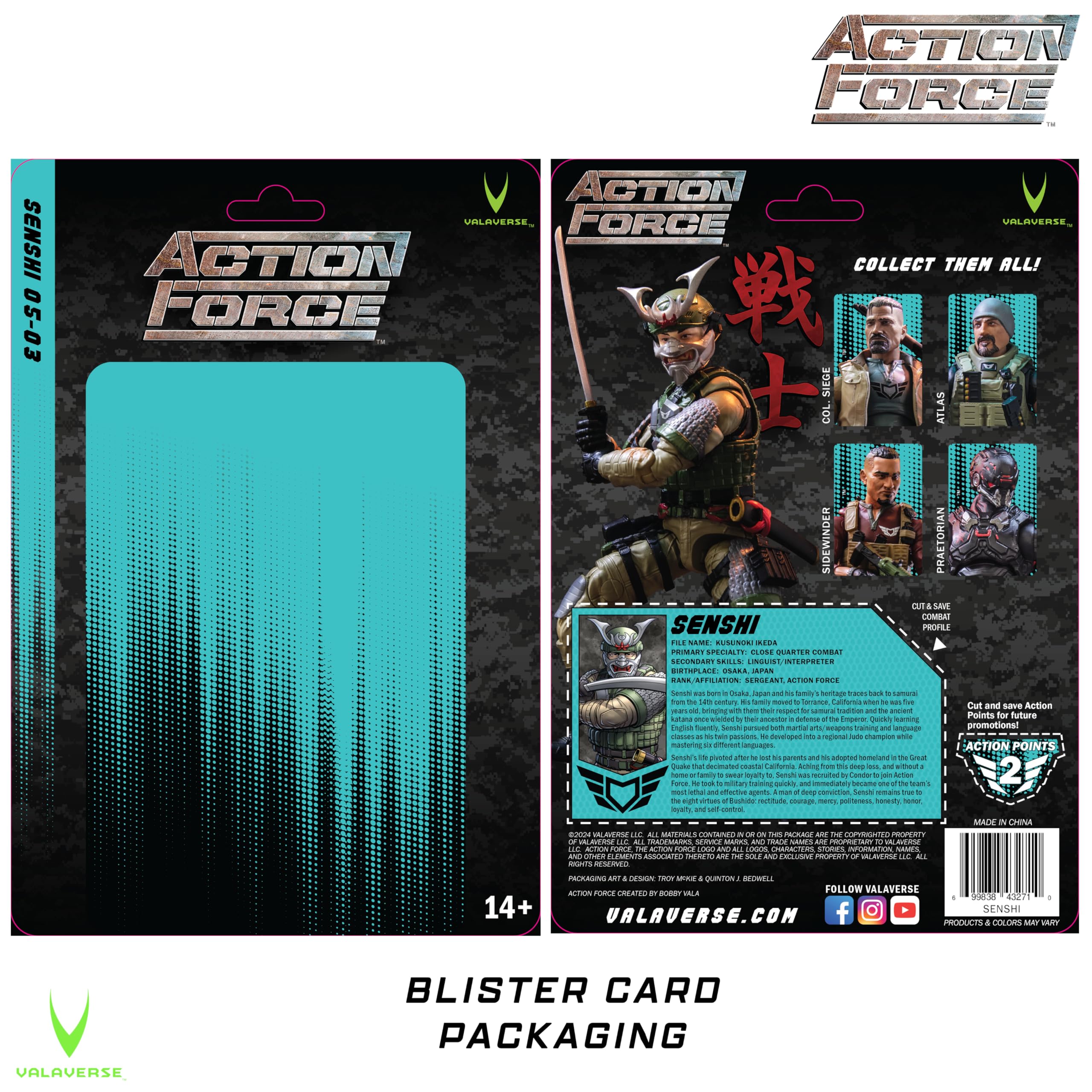 Amazon.co.jp: Action Force Valaverse Series 5 Senshi プレミアム 6