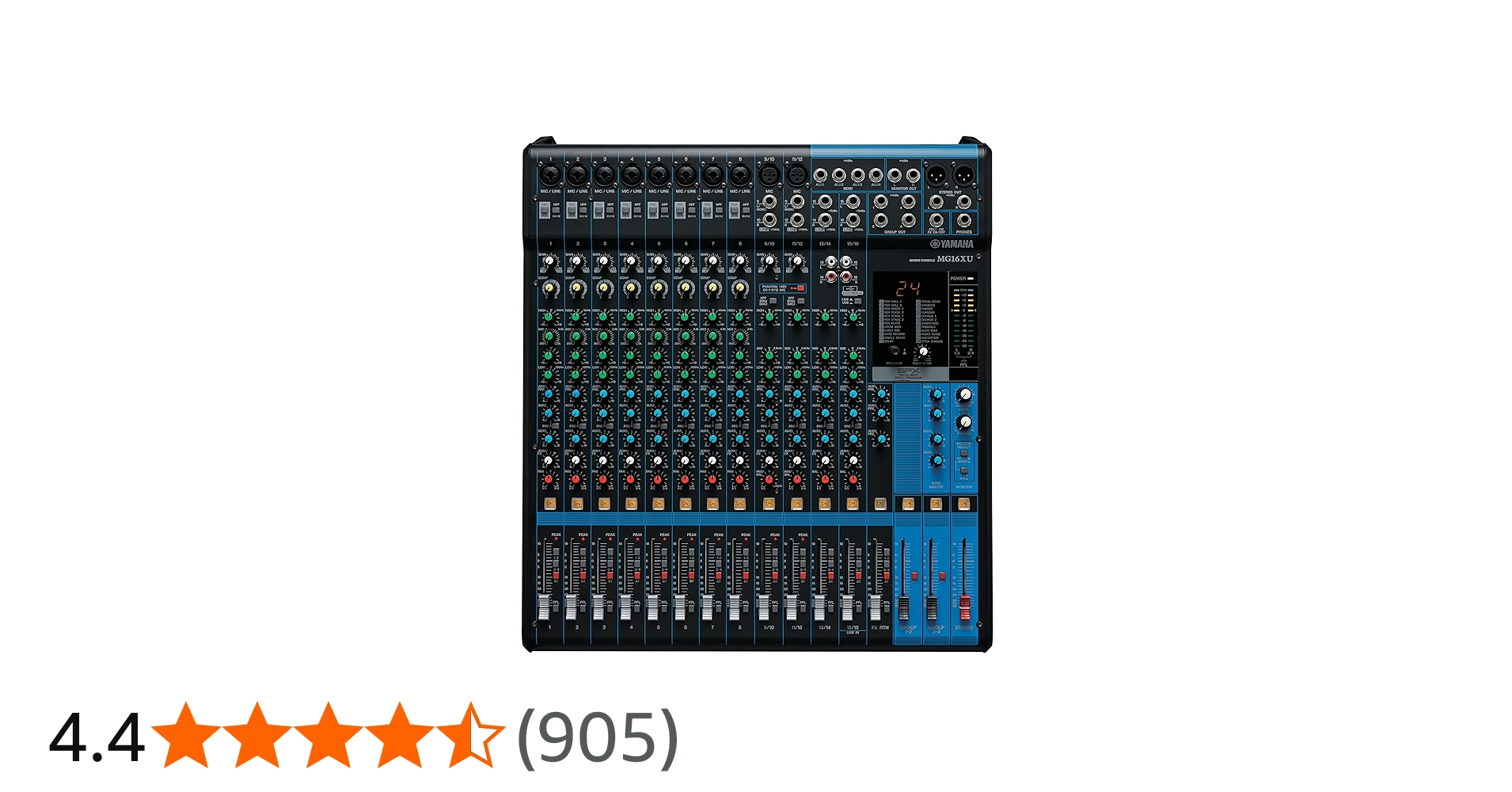 Amazon | ヤマハ(YAMAHA) 16チャンネルミキシングコンソール MG16XU