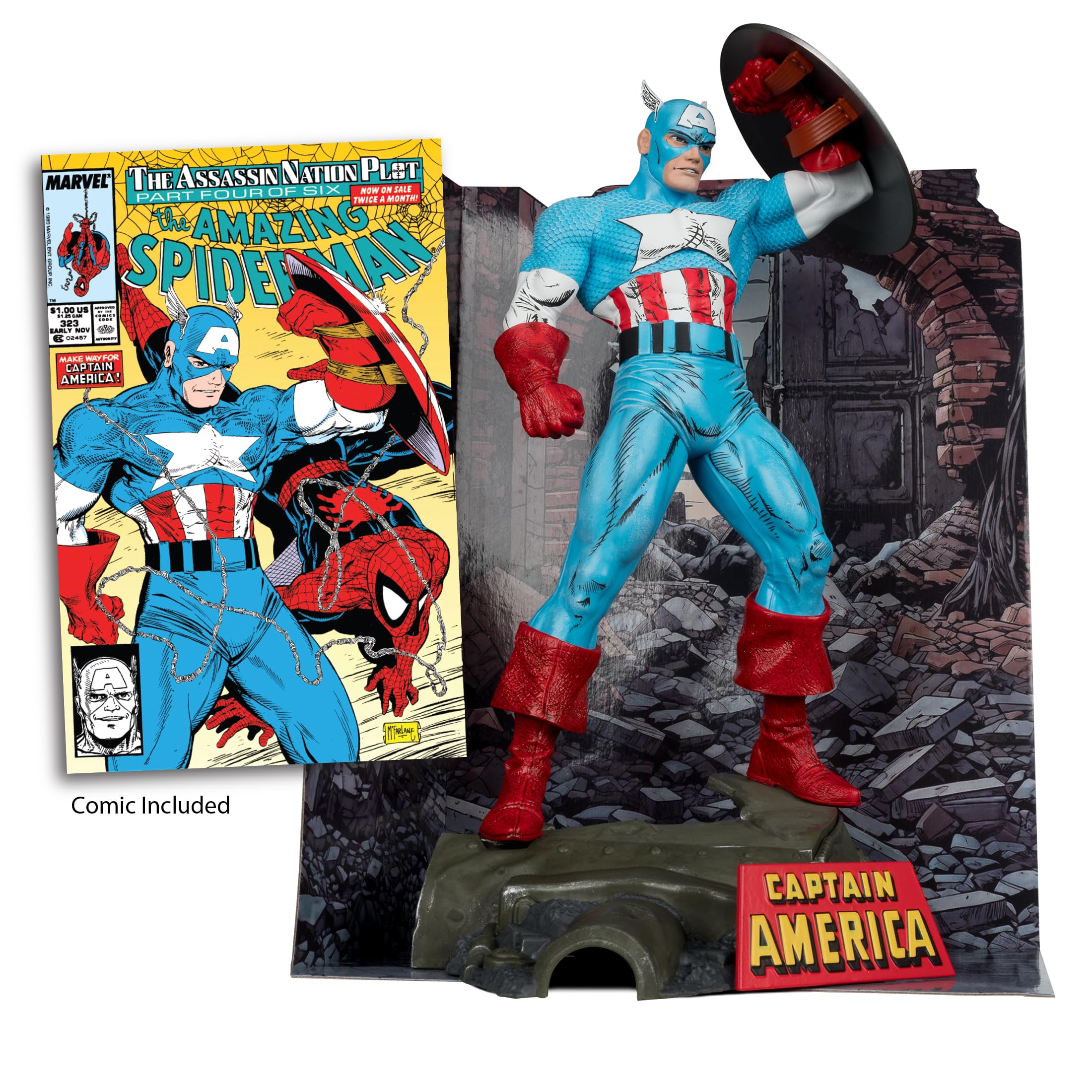 Amazon.co.jp: McFarlane Toys - マーベル キャプテンアメリカ 1:6