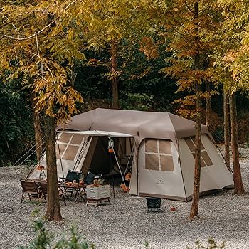 Amazon.co.jp: Naturehike屋外キャンプ2つの部屋1つのホールの自動