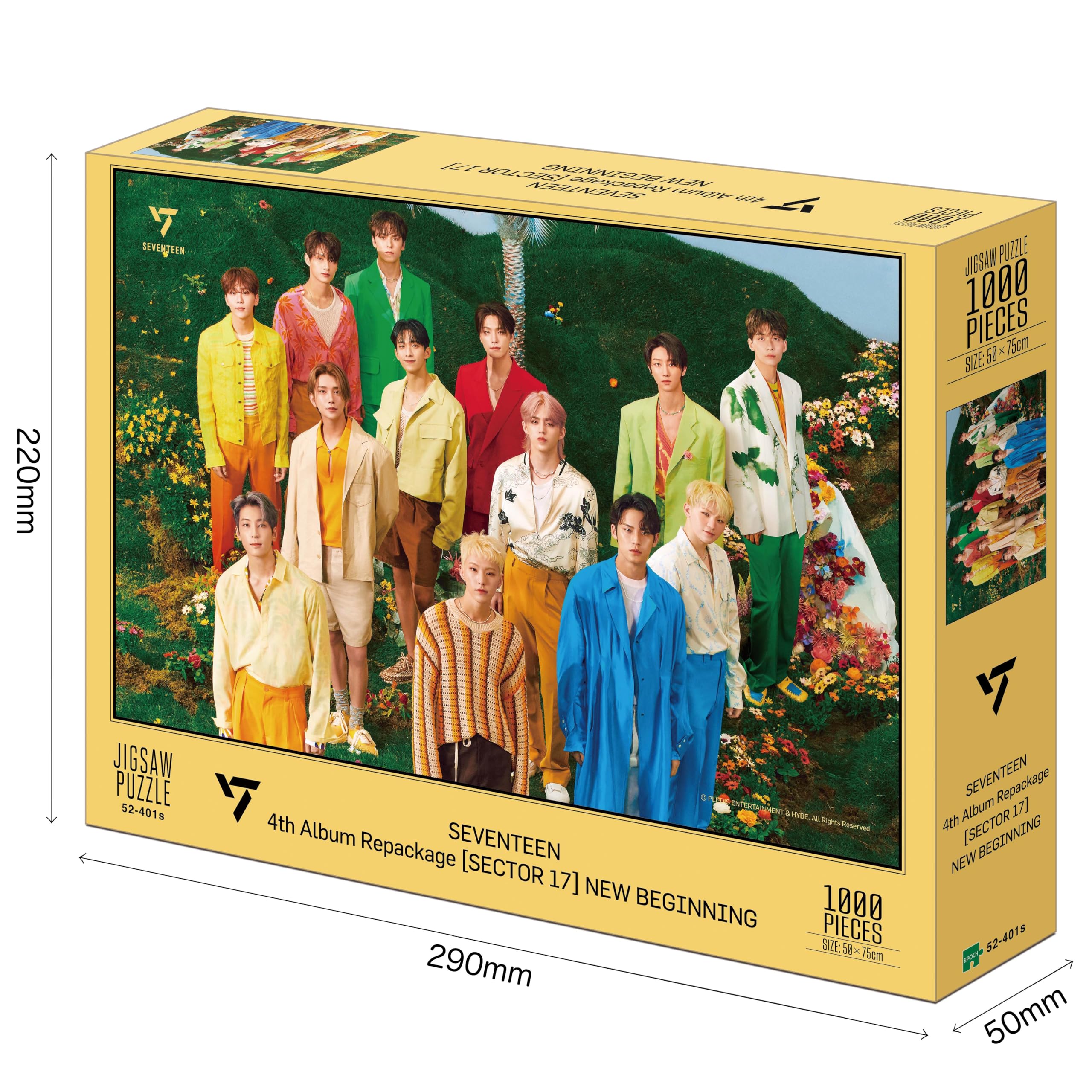 Amazon | エポック社 1000ピース ジグソーパズル SEVENTEEN SEVENTEEN