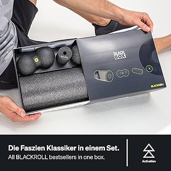 Amazon.com: Blackroll Foam Roller BlackBox Set, Massage Balls for