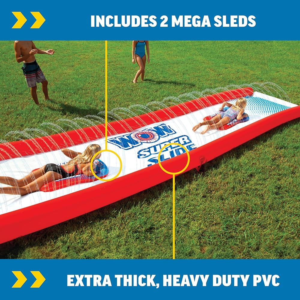 Amazon.com: WOW Sports Super Slide Giant Backyard Slip and Water