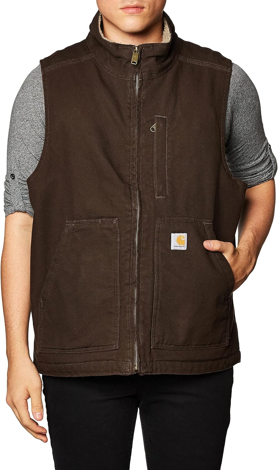 Amazon | Carhartt メンズ US サイズ: Small カラー: ブラウン