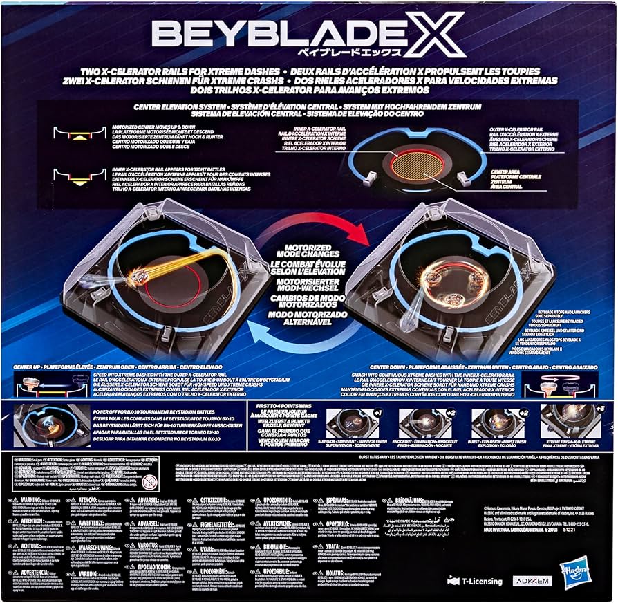 Amazon.com: Beyblade X BX-00 Double Xtreme Motorized Beystadium