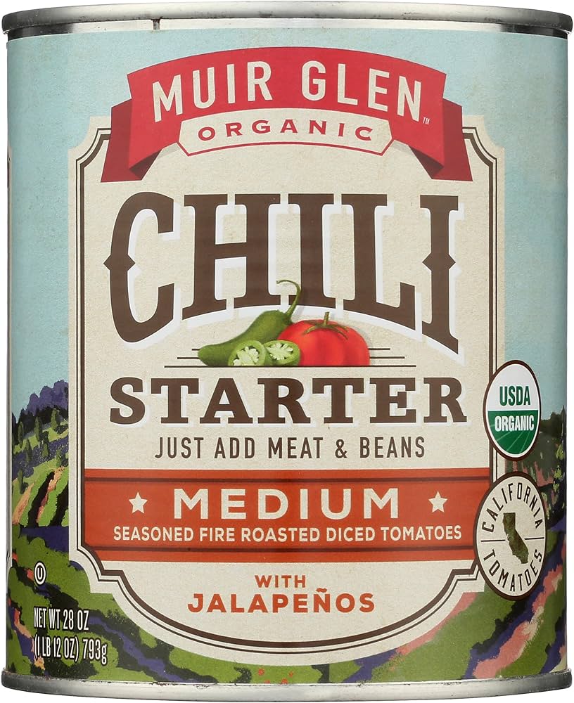 Amazon.com : Muir Glen Organic Chili Starter With Jalapenos, 28 Oz