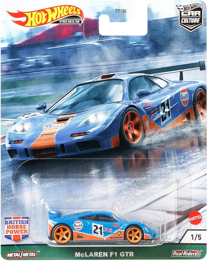 Amazon.co.jp: Hot Wheels Mclaren F1 GTR Vehicle, Car Culture