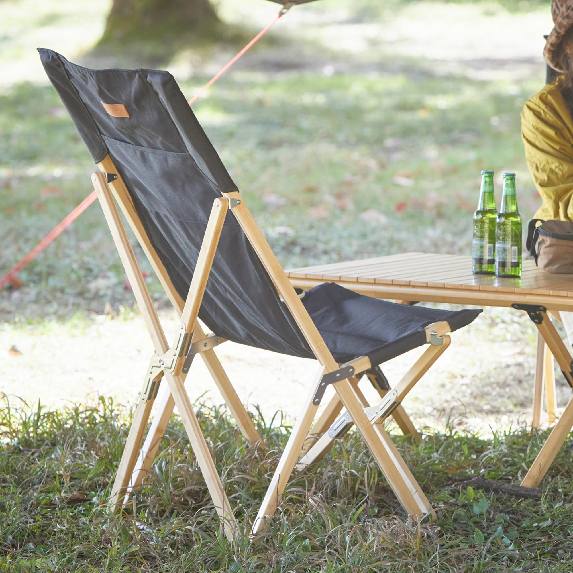 Amazon.co.jp: LALPHA (ラルファ) ローチェアロング ブラック