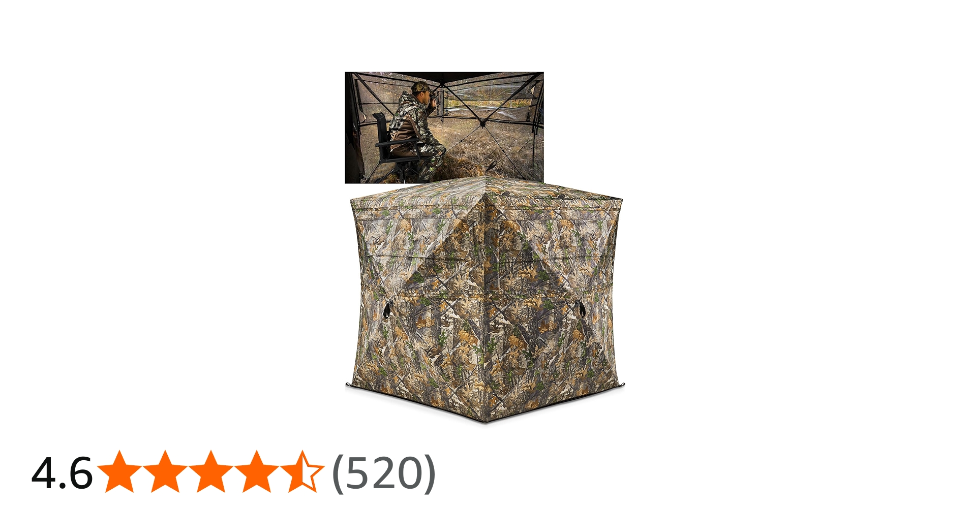 Amazon.co.jp: TIDEWE ハンティングブラインド 270°シースルー