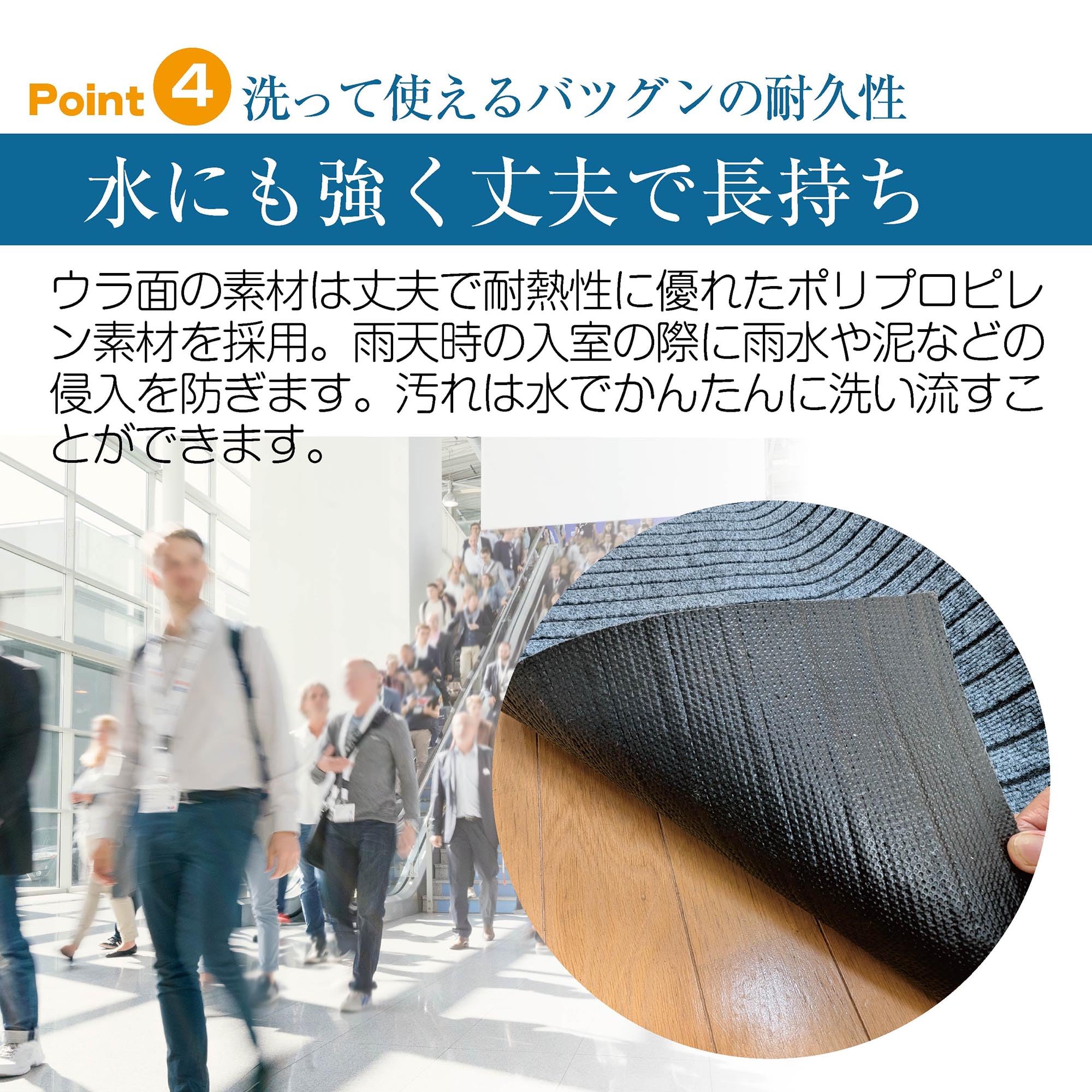 Amazon | M.N.Y.K. 玄関マット フロアマット 多用途 90cm×7m 裁断自由