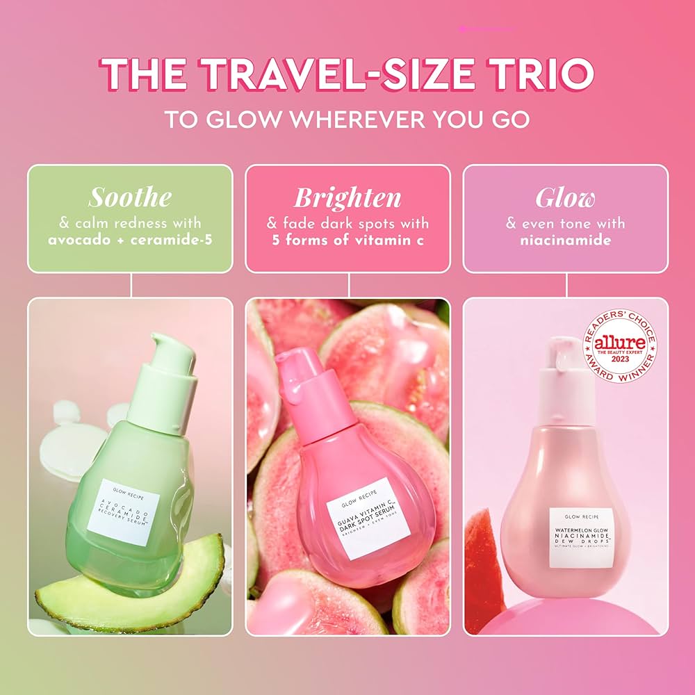 Amazon.com: Glow Recipe Soothe, Glow & Bright Gift Set