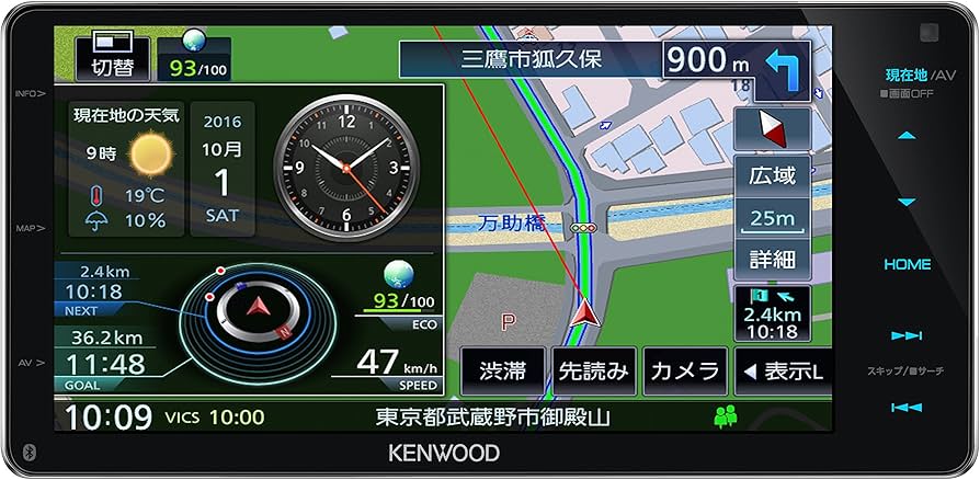 Amazon | ケンウッド(KENWOOD) カーナビ 彩速ナビ MDV-Z904W