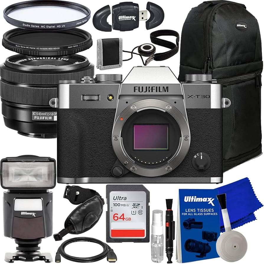 Amazon.com : FUJIFILM X-T30 II Mirrorless Camera with XC 15-45mm